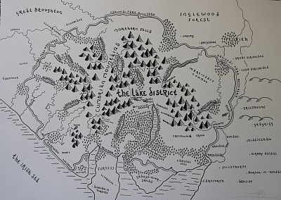 Парк Йоркшир-Дейлс обзавёлся картой «в стиле Толкина» - изображение 1